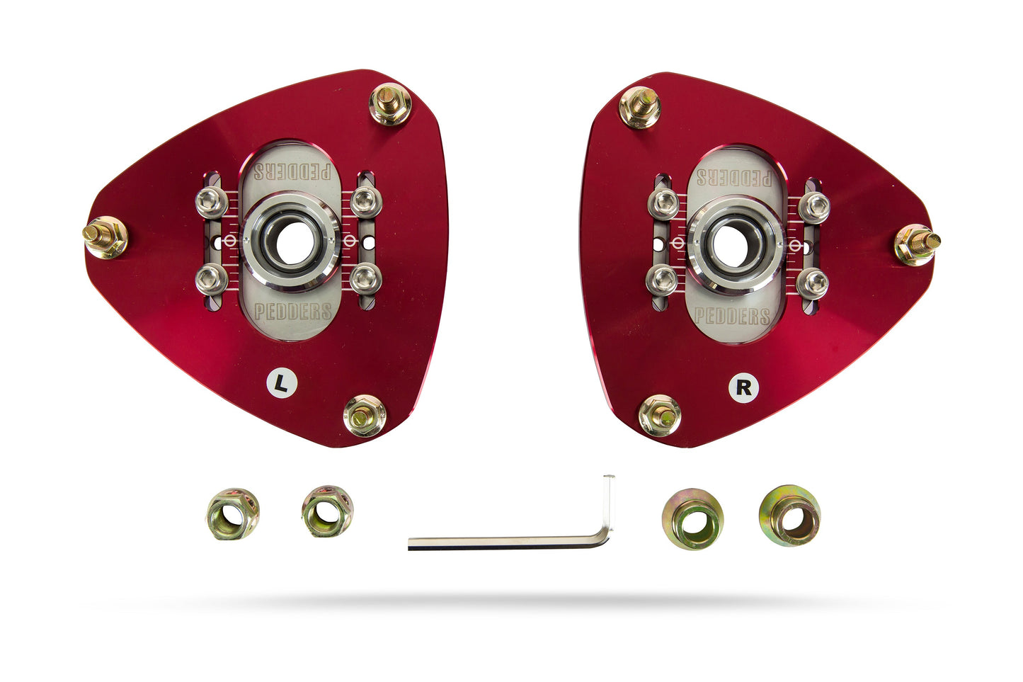 Pedders Front Camber Plate Set – 2013–2026 Subaru BRZ / Scion FR-S / Toyota 86 / GR86
