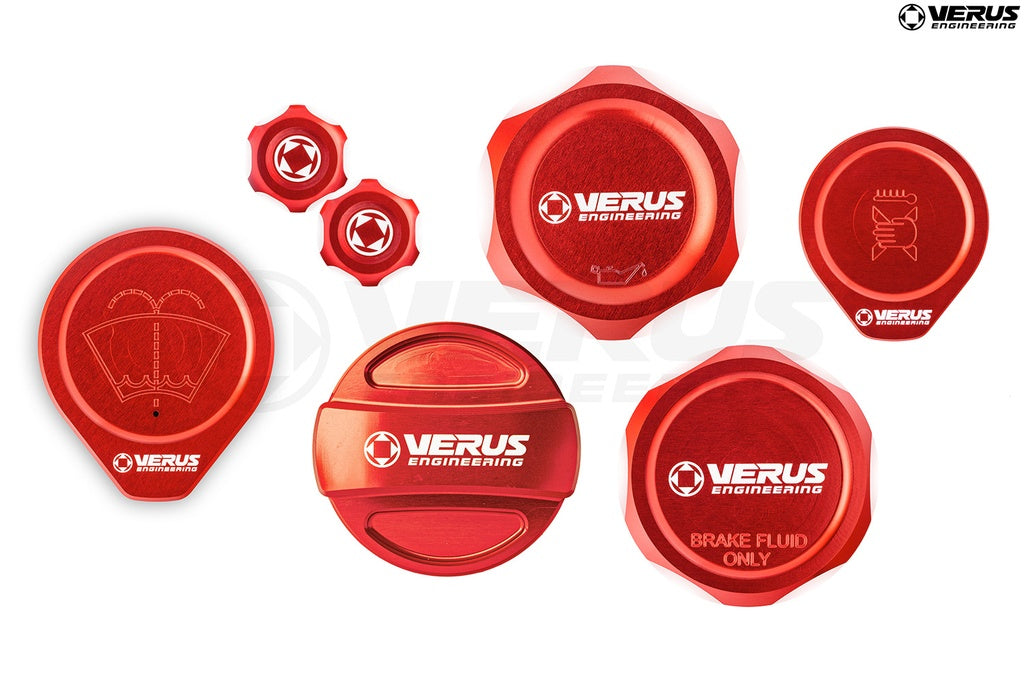 Verus Engineering Anodized Full Car Cap Kit - 2022+ Subaru BRZ / Toyota GR86