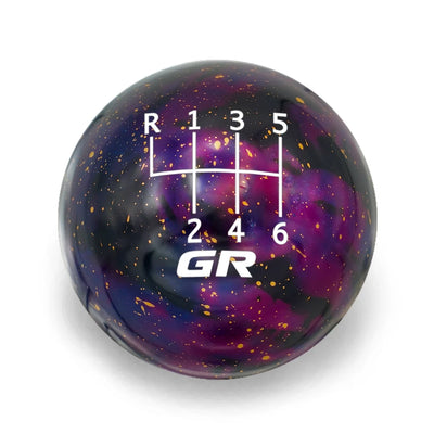 Billetworkz Cosmic Space Shift Knob 6 Speed GR Standard Engraving - 2022+ Toyota GR86 / Subaru BRZ