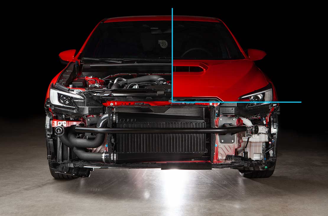 Cobb Front Mount Intercooler Redline Intake Package - 2022+ Subaru WRX