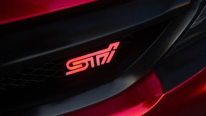 Lit Logos STI Grill Badge - 2015-2021 Subaru STI