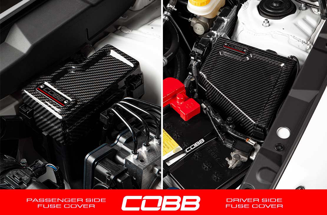 COBB Redline Driver Side Carbon Fiber VB Fuse Cover – 2022+ Subaru WRX