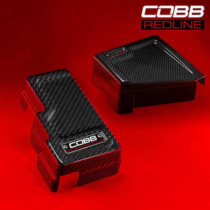 Cobb Redline Carbon Fiber Fuse Cover Kit - 2022+ Subaru WRX
