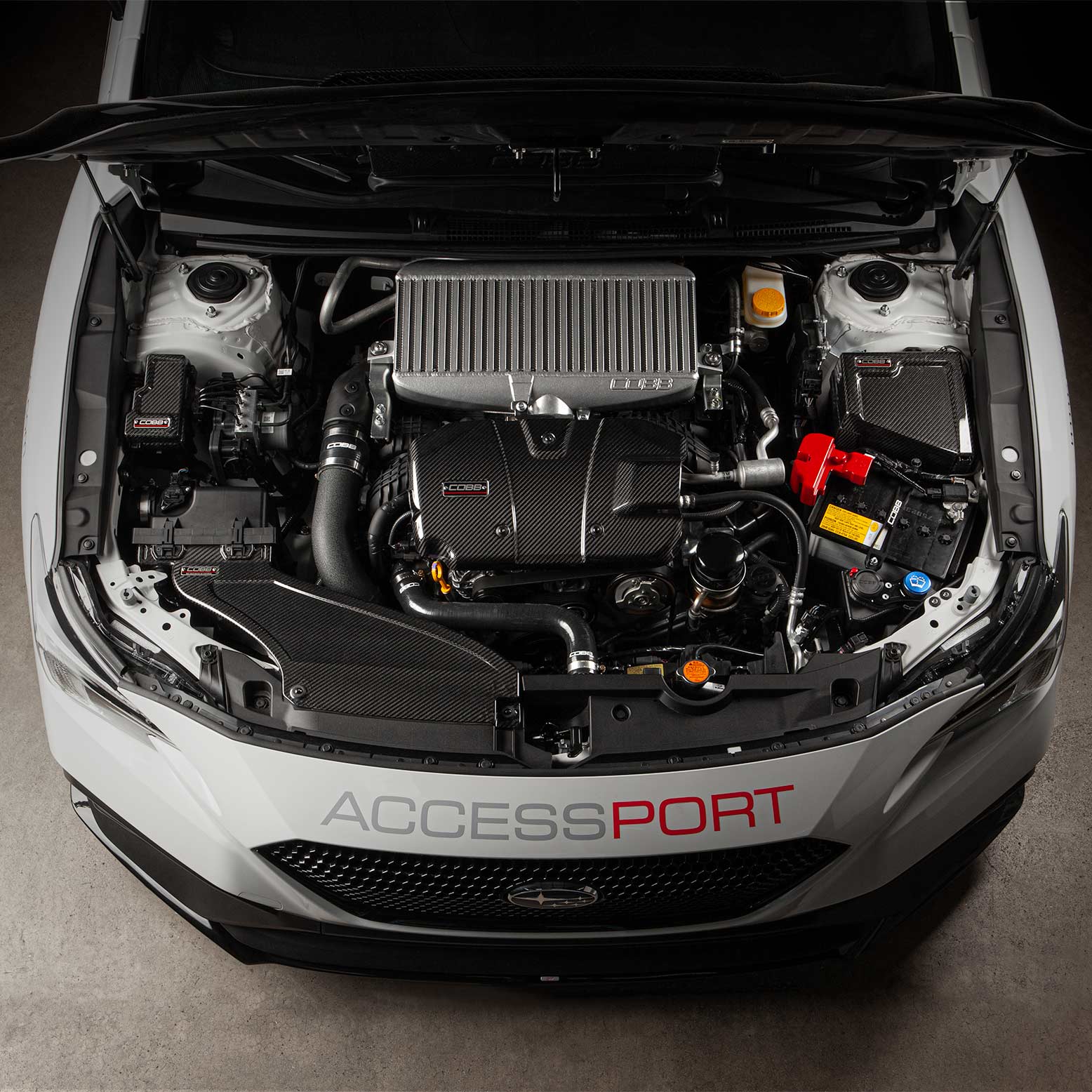 Cobb Subaru Redline VB Carbon Fiber Fuse Cover (Passenger Side) - 2022+ Subaru WRX