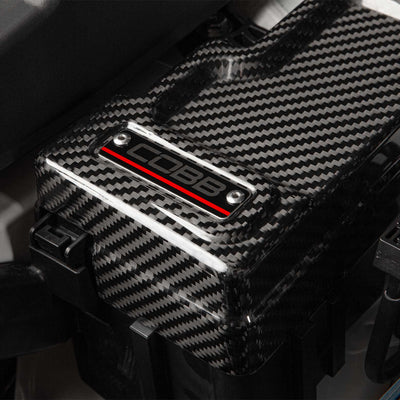 COBB Subaru Redline VB Carbon Fiber Fuse Cover (Passenger Side) - 2022+ Subaru WRX