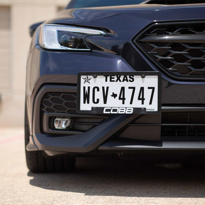 COBB License Plate Relocation Mount - 2015-2022+ Subaru WRX / 13-22+ Subaru BRZ / Toyota 86 & GR86 / 13-16 Scion FR-S