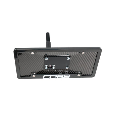 Cobb Redline Carbon Fiber License Plate Relocation Mount - 2015-2022+ Subaru WRX / 13-22+ Subaru BRZ / Toyota 86 & GR86 / 13-16 Scion FR-S