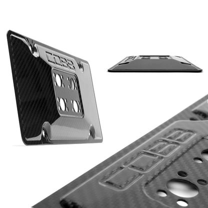 Cobb Redline Carbon Fiber License Plate Relocation Mount - 2015-2022+ Subaru WRX / 13-22+ Subaru BRZ / Toyota 86 & GR86 / 13-16 Scion FR-S
