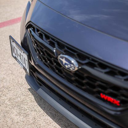 Cobb Redline Carbon Fiber License Plate Relocation Mount - 2015-2022+ Subaru WRX / 13-22+ Subaru BRZ / Toyota 86 & GR86 / 13-16 Scion FR-S
