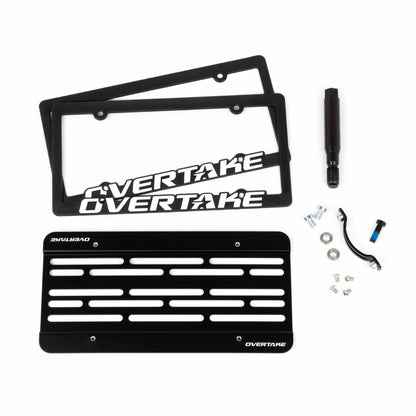 Overtake MaxxAdjust License Plate Relocation Kit - 2013+ BRZ / FRS / 86 / 18-22+ Subaru WRX