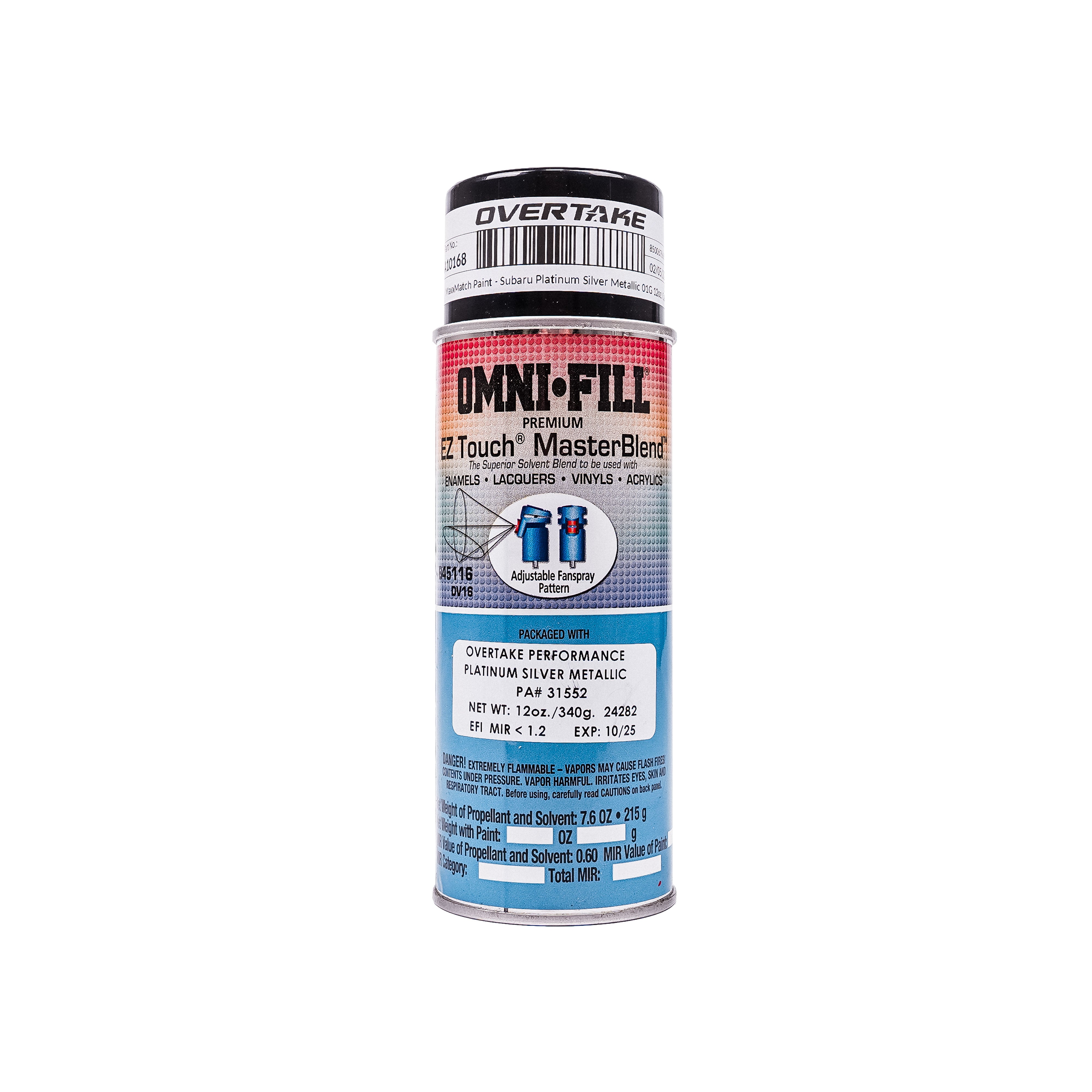 Overtake MaxxMatch Paint - Subaru Platinum Silver Metallic 01G 12oz. Can