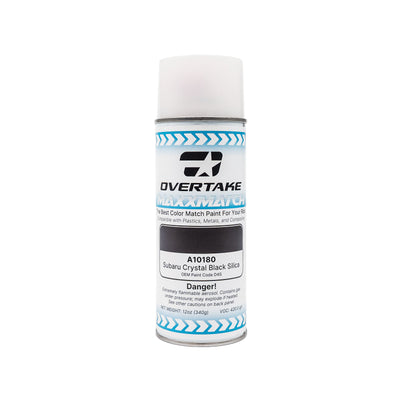 Overtake MaxxMatch Paint - Subaru Crystal Black Silica Pearl D4S 12oz. Can