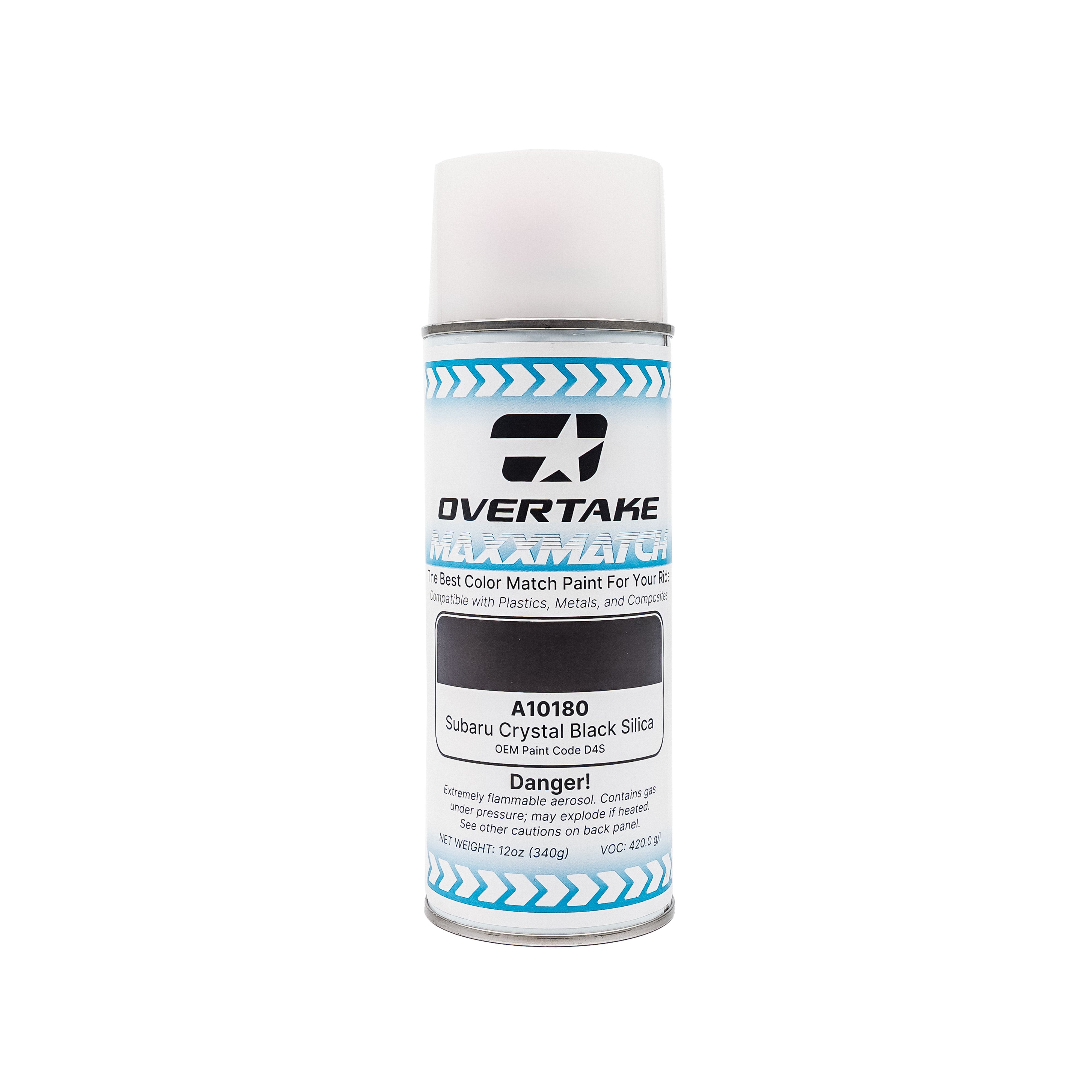 Overtake MaxxMatch Paint - Subaru Crystal Black Silica Pearl D4S 12oz. Can