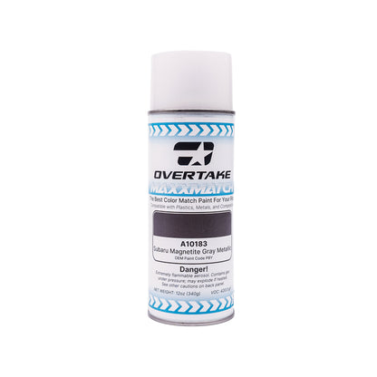 Overtake MaxxMatch Paint - Subaru Magnetite Grey Metallic P8Y 12oz. Can