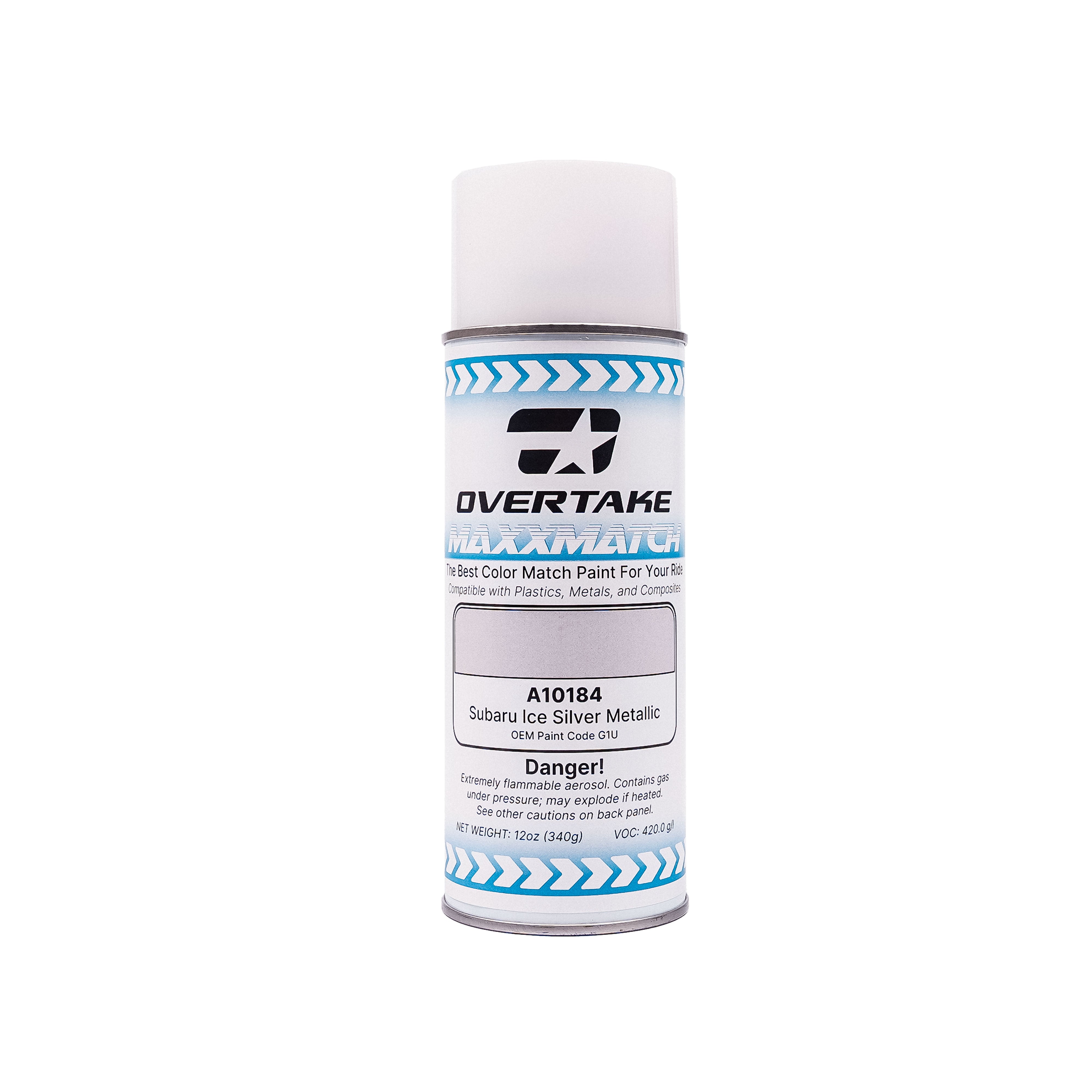 Overtake MaxxMatch Paint - Subaru Ice Silver Metallic G1U 12oz. Can
