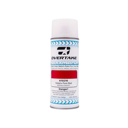 Overtake MaxxMatch Paint - Subaru Pure Red M7Y 12oz. Can