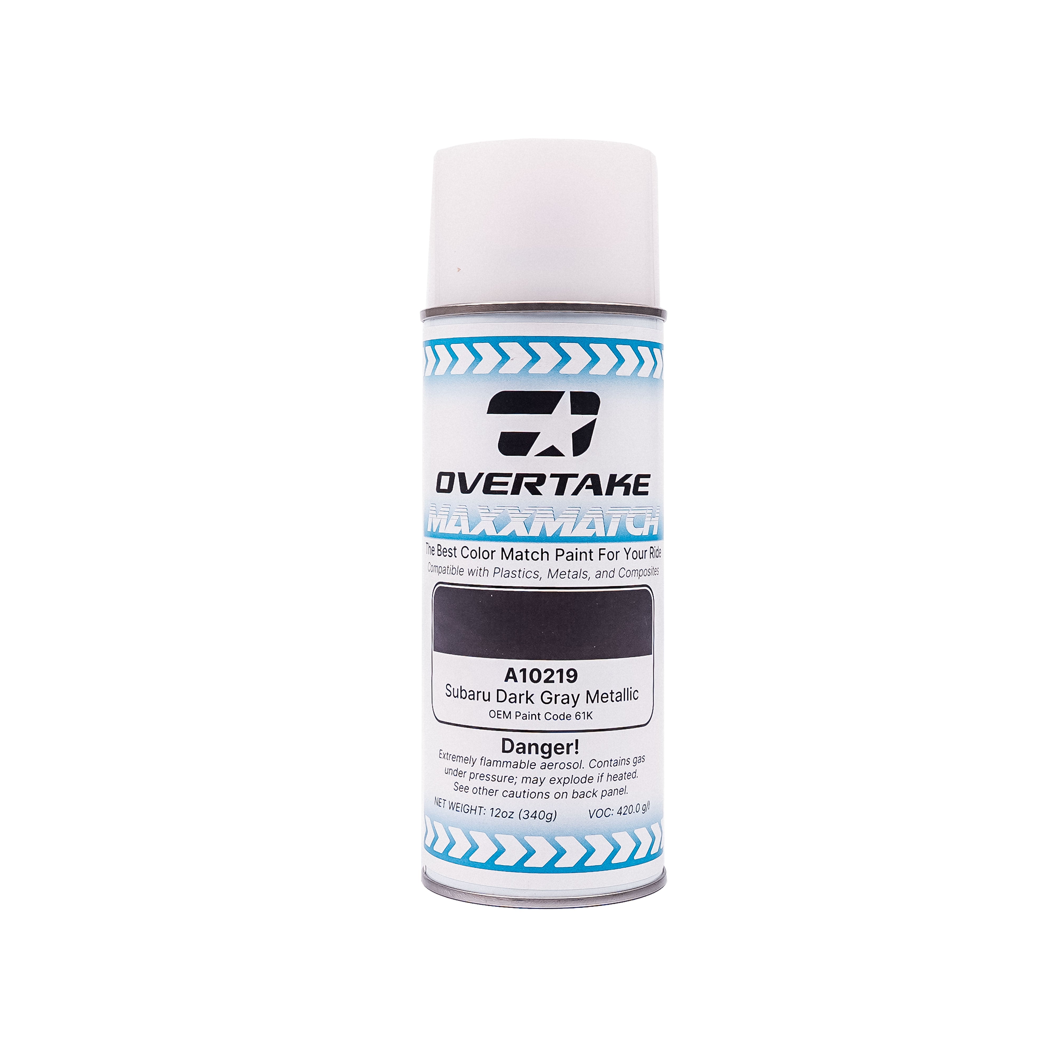 Overtake MaxxMatch Paint - Subaru Dark Grey Metallic 61K 12oz. Can