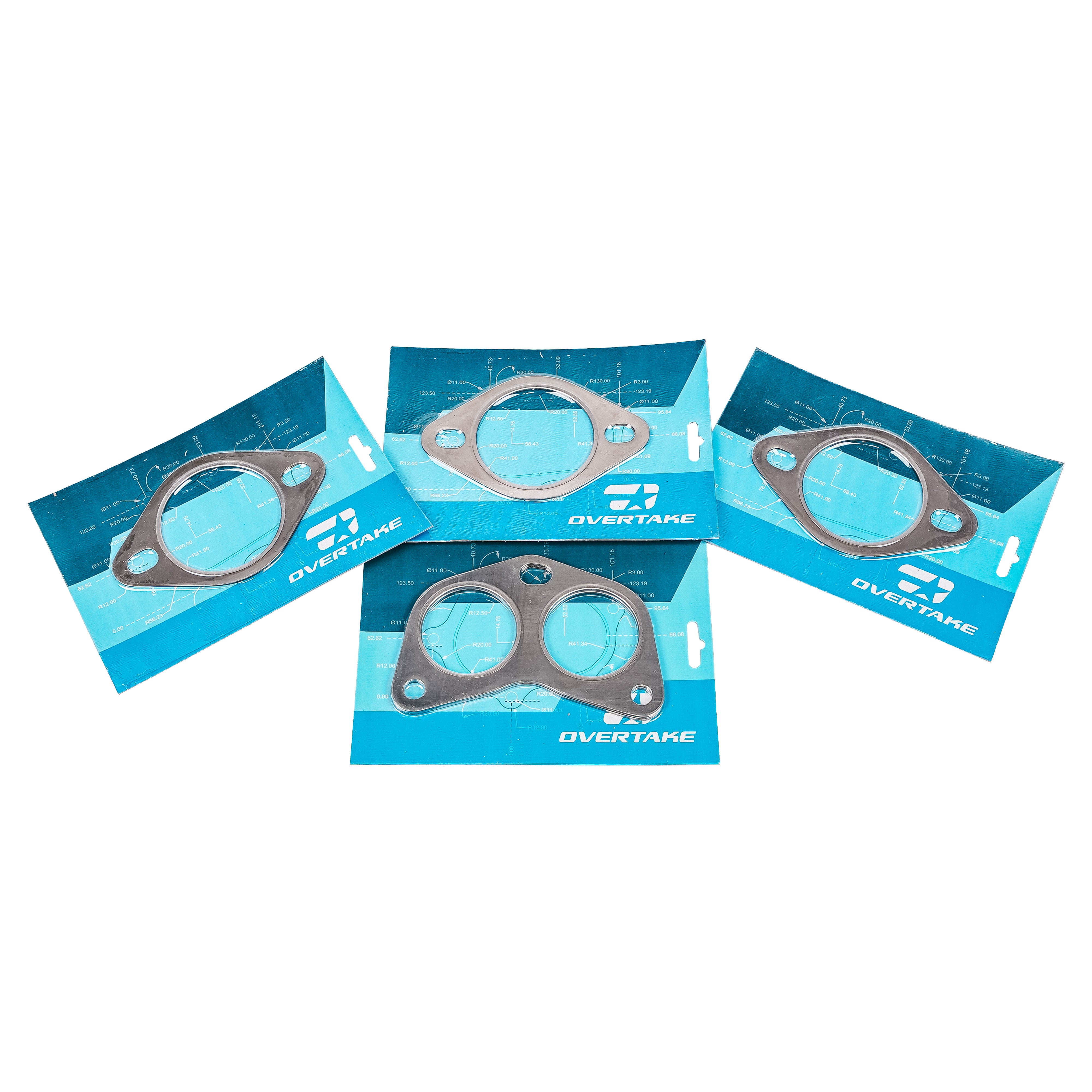 Overtake Exhaust Gasket Set - 2013-2016 Scion FR-S / 13-22+ Subaru BRZ / Toyota GT86 & GR86