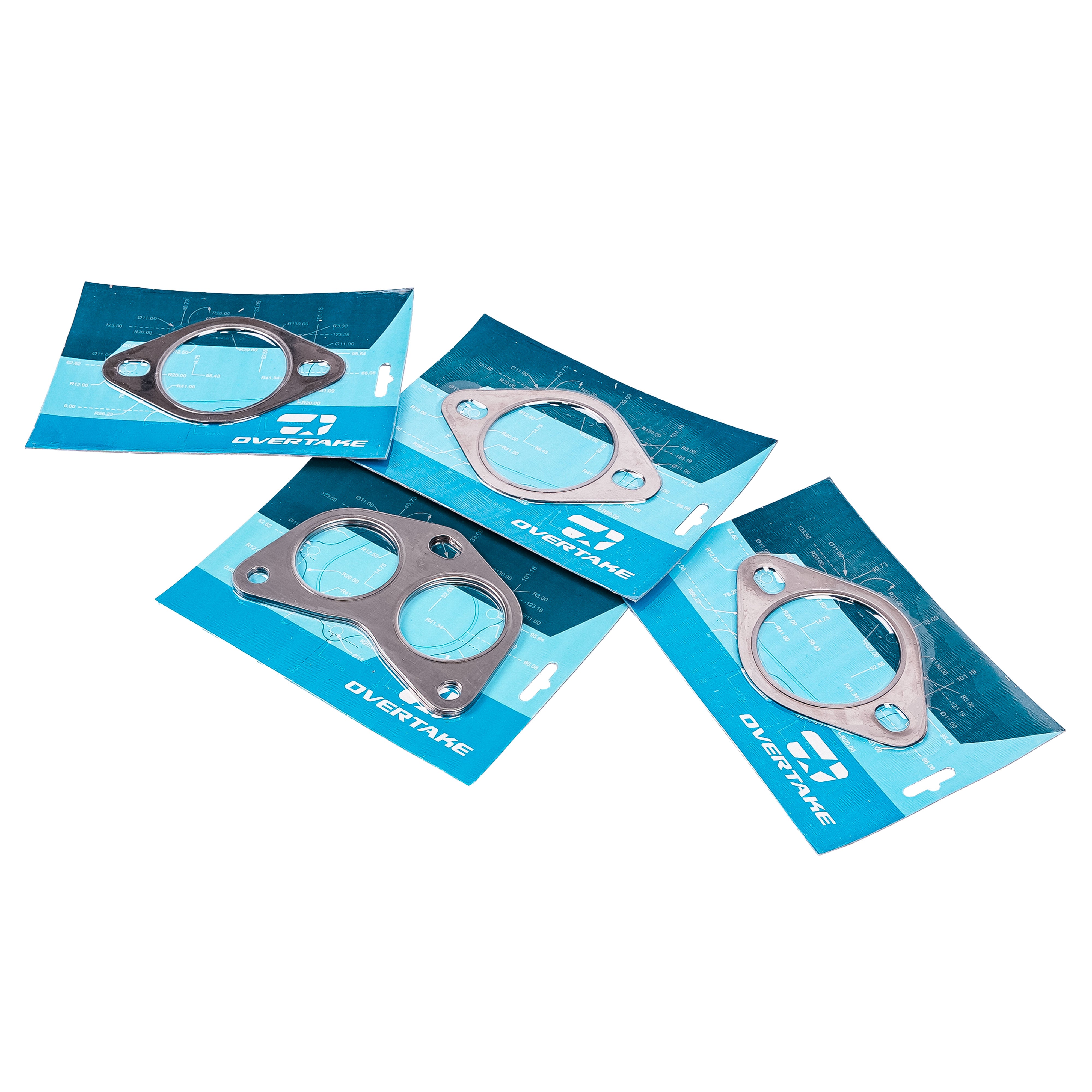 Overtake Exhaust Gasket Set - 2013-2016 Scion FR-S / 13-22+ Subaru BRZ / Toyota GT86 & GR86