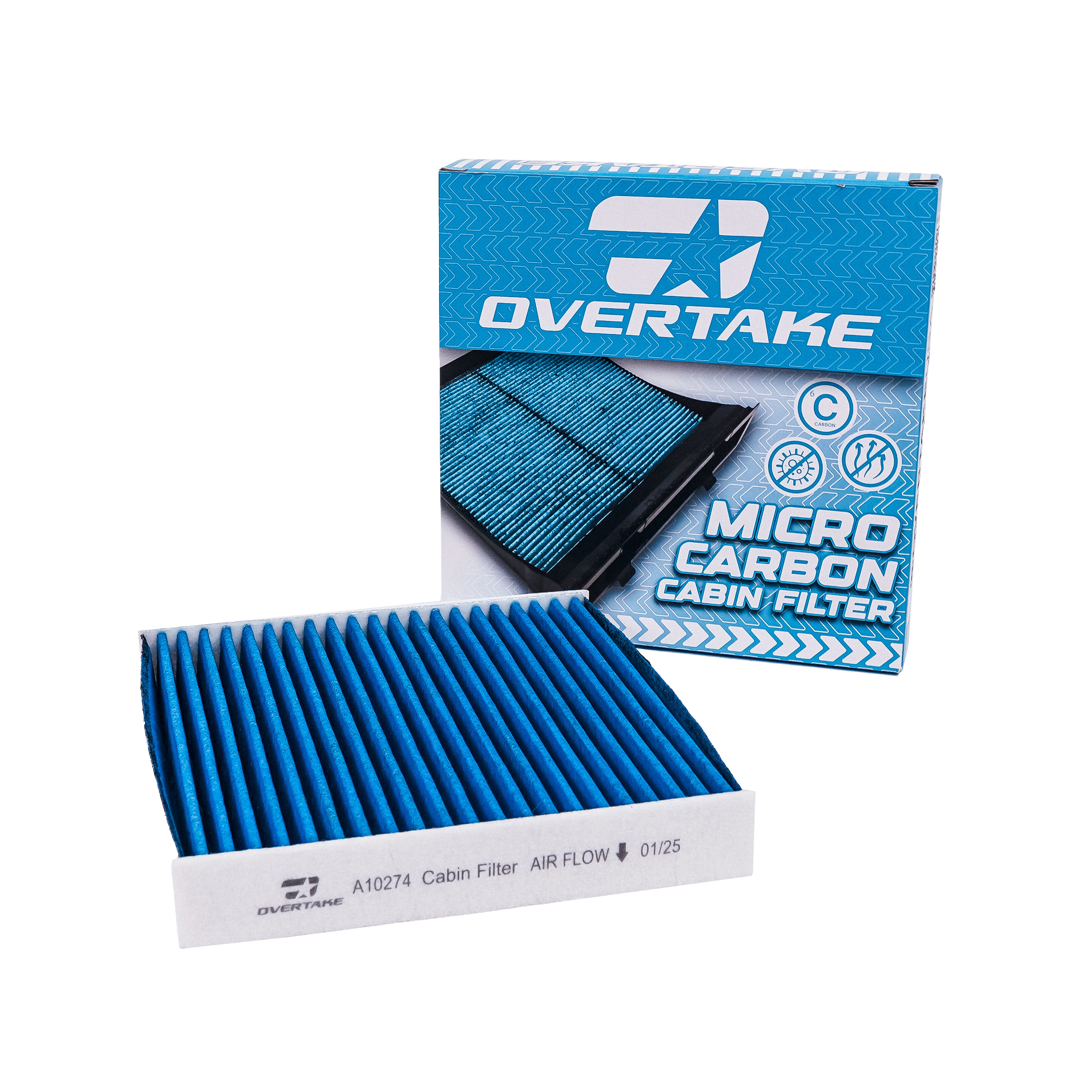 Overtake Micro Carbon Cabin Air Filter – Scion FR-S / Subaru BRZ / Toyota GT86 & GR86