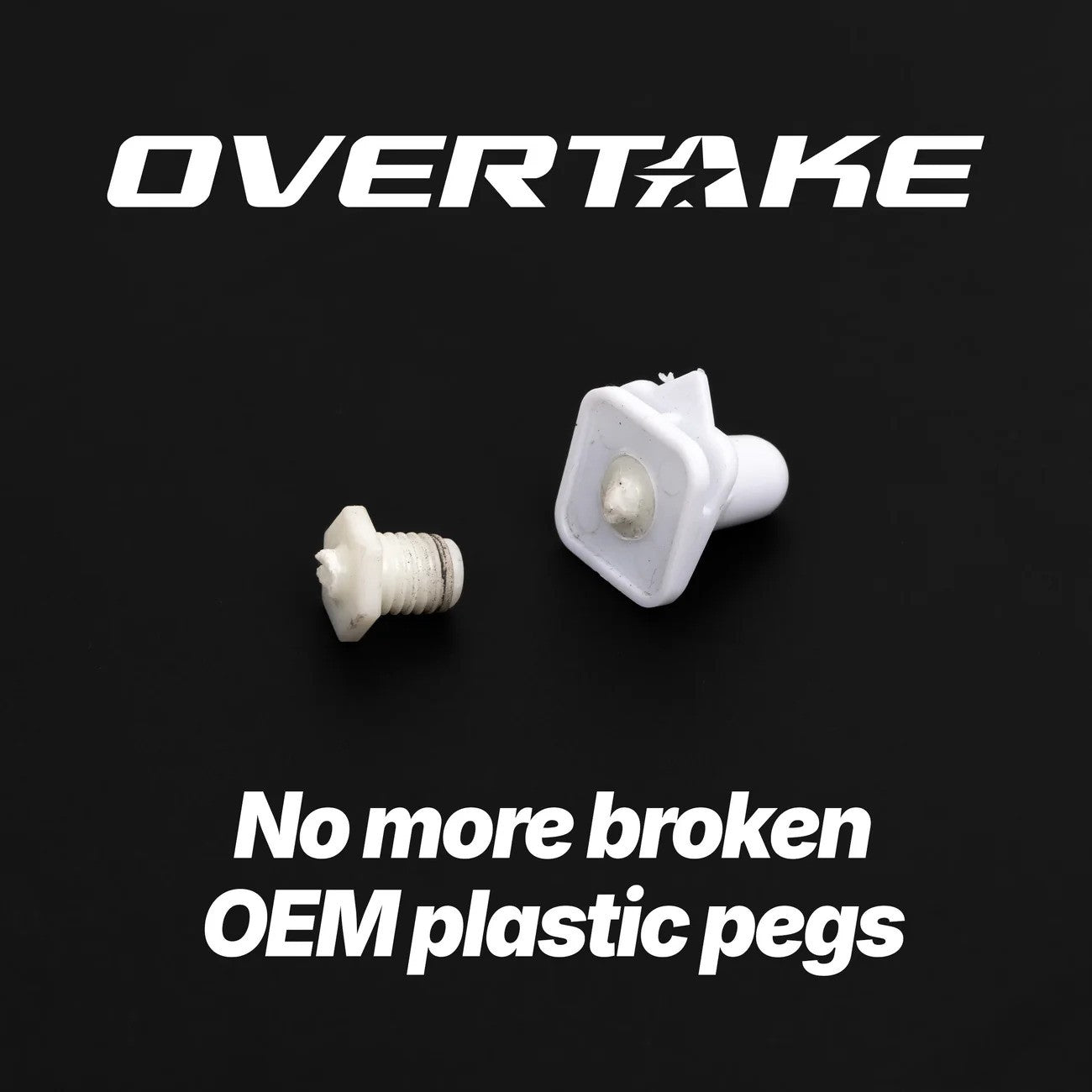 OVERTAKE Stainless Steel Tail Light Pegs - 2022+ Subaru WRX