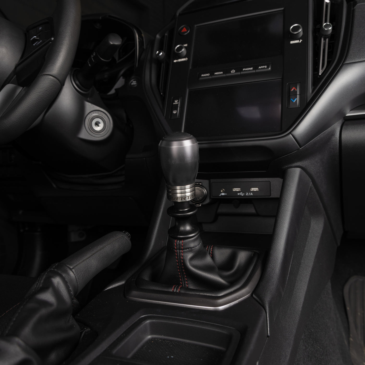 Overtake ModKnob Weighted Short Delrin Shift Knob - Scion FR-S / Toyota 86 / GR86 / Subaru BRZ / WRX / STI