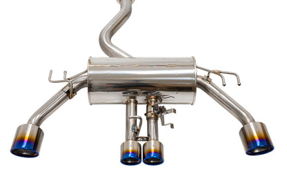 APEXI N1 Evo Extreme Valved Quad Exit Catback Exhaust System (Resonated & Nonresonated) - 2023+ Toyota GR Corolla