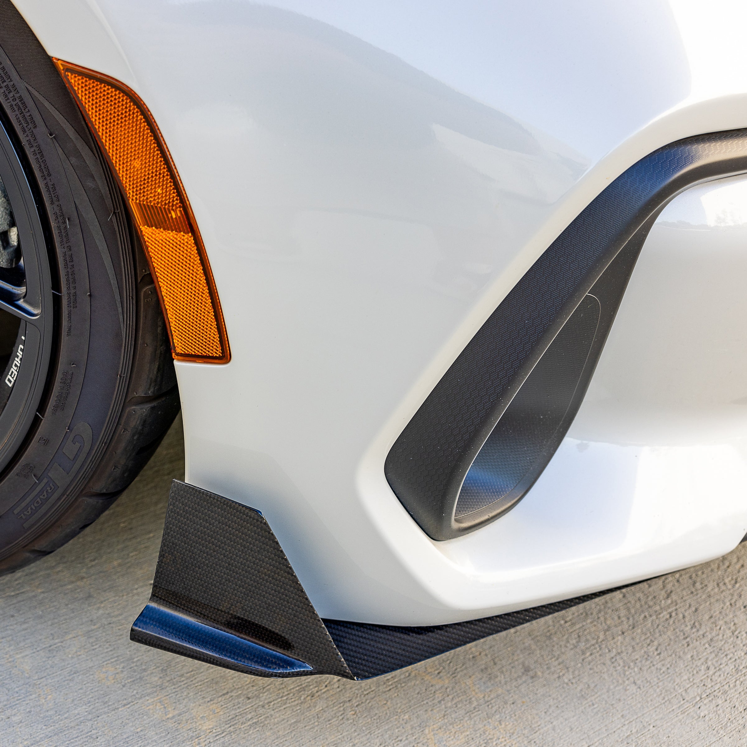 Compressive Tuning Black Series 3-Piece Carbon Fiber Front Lip - 2022+ Subaru BRZ
