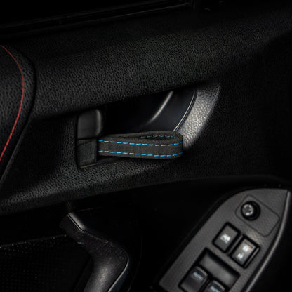 Billetworkz Alcantara Door Pull Strap Kit - 2013-2021 Toyota 86 / Subaru BRZ / 15-21 WRX / STI