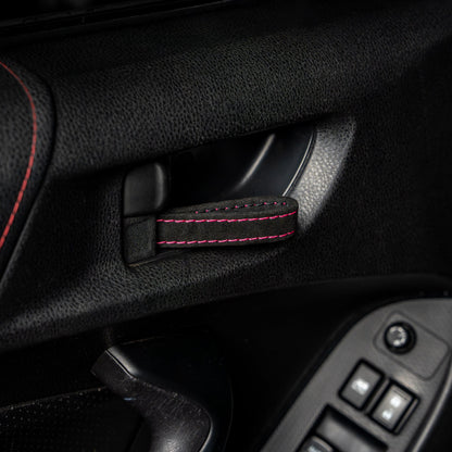Billetworkz Alcantara Door Pull Strap Kit - 2013-2021 Toyota 86 / Subaru BRZ / 15-21 WRX / STI