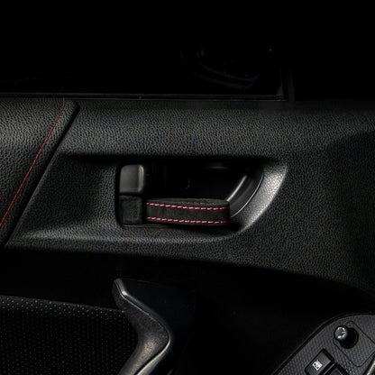 Billetworkz Alcantara Door Pull Strap Kit - 2013-2021 Toyota 86 / Subaru BRZ / 15-21 WRX / STI