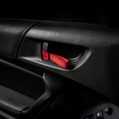 Billetworkz Alcantara Door Pull Strap Kit - 2013-2021 Toyota 86 / Subaru BRZ / 15-21 WRX / STI