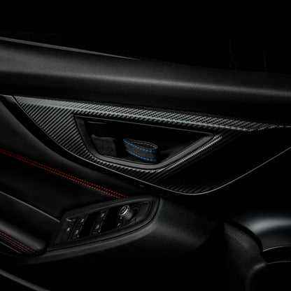 Billetworkz Alcantara Door Pull Strap Kit - 2022+ Subaru WRX / BRZ / Toyota GR86