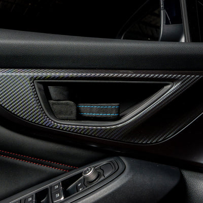 Billetworkz Alcantara Door Pull Strap Kit - 2022+ Subaru WRX / BRZ / Toyota GR86