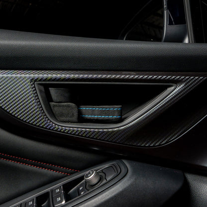 Billetworkz Alcantara Door Pull Strap Kit - 2022+ Subaru WRX / BRZ / Toyota GR86