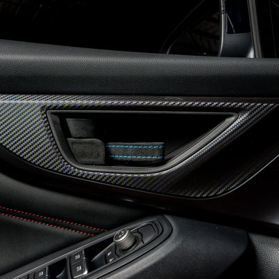 Billetworkz Alcantara Door Pull Strap Kit - 2022+ Subaru WRX / BRZ / Toyota GR86