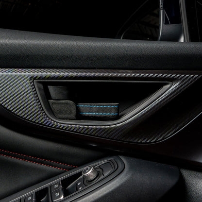 Billetworkz Alcantara Door Pull Strap Kit - 2022+ Subaru WRX / BRZ / Toyota GR86