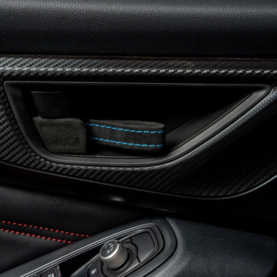Billetworkz Alcantara Door Pull Strap Kit - 2022+ Subaru WRX / BRZ / Toyota GR86