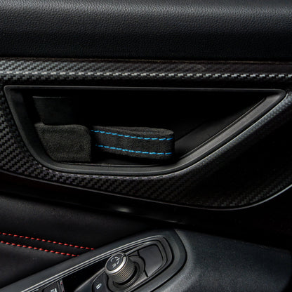 Billetworkz Alcantara Door Pull Strap Kit - 2022+ Subaru WRX / BRZ / Toyota GR86