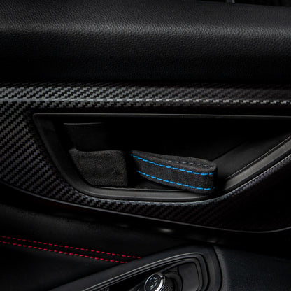 Billetworkz Alcantara Door Pull Strap Kit - 2022+ Subaru WRX / BRZ / Toyota GR86