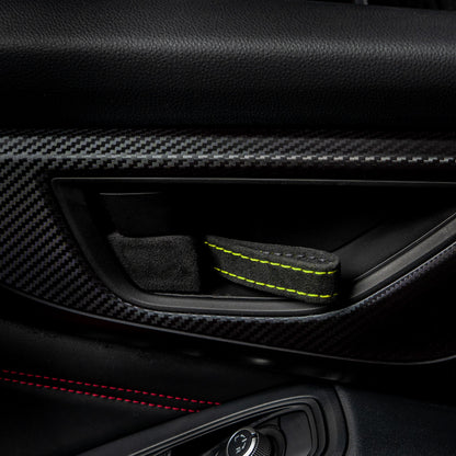 Billetworkz Alcantara Door Pull Strap Kit - 2022+ Subaru WRX / BRZ / Toyota GR86
