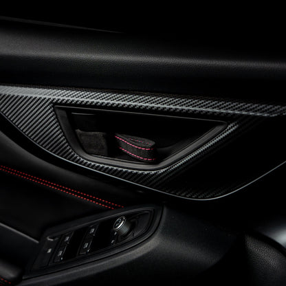 Billetworkz Alcantara Door Pull Strap Kit - 2022+ Subaru WRX / BRZ / Toyota GR86