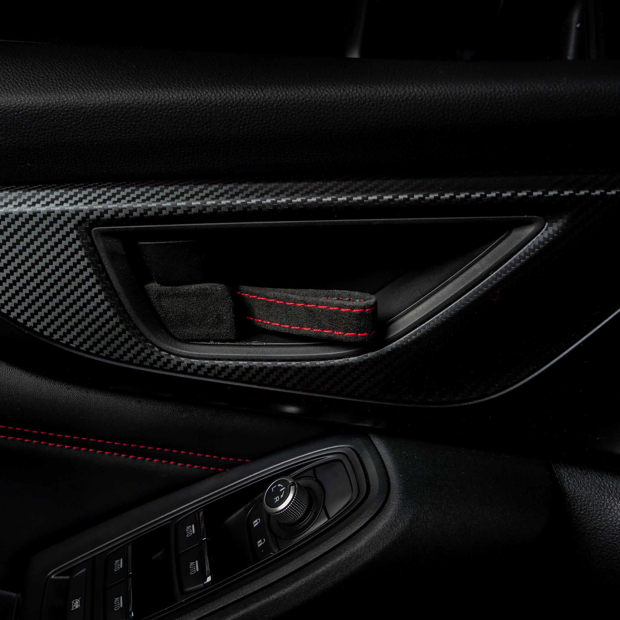 Billetworkz Alcantara Door Pull Strap Kit - 2022+ Subaru WRX / BRZ / Toyota GR86