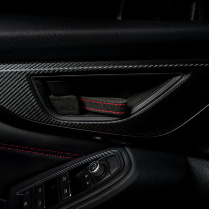 Billetworkz Alcantara Door Pull Strap Kit - 2022+ Subaru WRX / BRZ / Toyota GR86