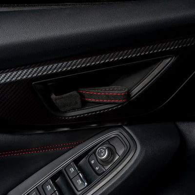 Billetworkz Alcantara Door Pull Strap Kit - 2022+ Subaru WRX / BRZ / Toyota GR86