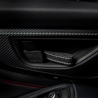 Billetworkz Alcantara Door Pull Strap Kit - 2022+ Subaru WRX / BRZ / Toyota GR86