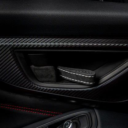 Billetworkz Alcantara Door Pull Strap Kit - 2022+ Subaru WRX / BRZ / Toyota GR86