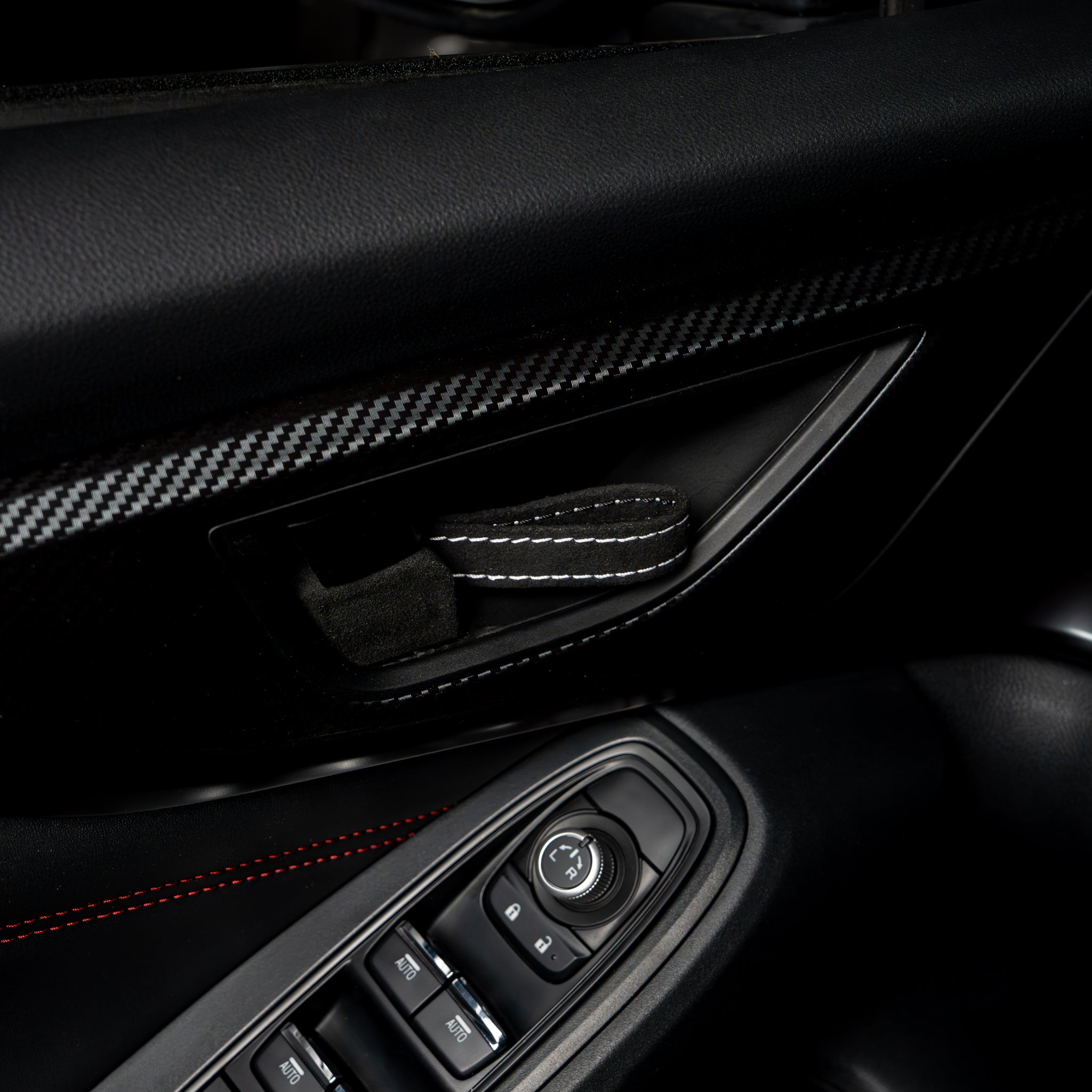 Billetworkz Alcantara Door Pull Strap Kit - 2022+ Subaru WRX / BRZ / Toyota GR86