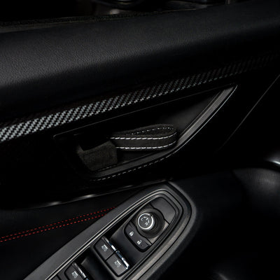 Billetworkz Alcantara Door Pull Strap Kit - 2022+ Subaru WRX / BRZ / Toyota GR86