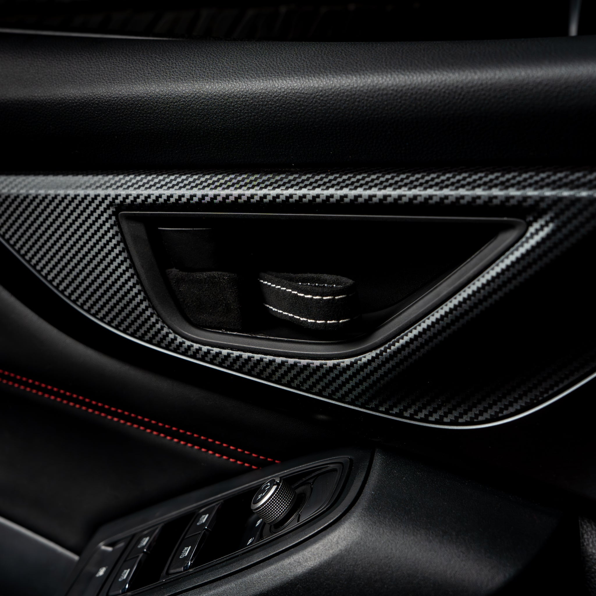 Billetworkz Alcantara Door Pull Strap Kit - 2022+ Subaru WRX / BRZ / Toyota GR86